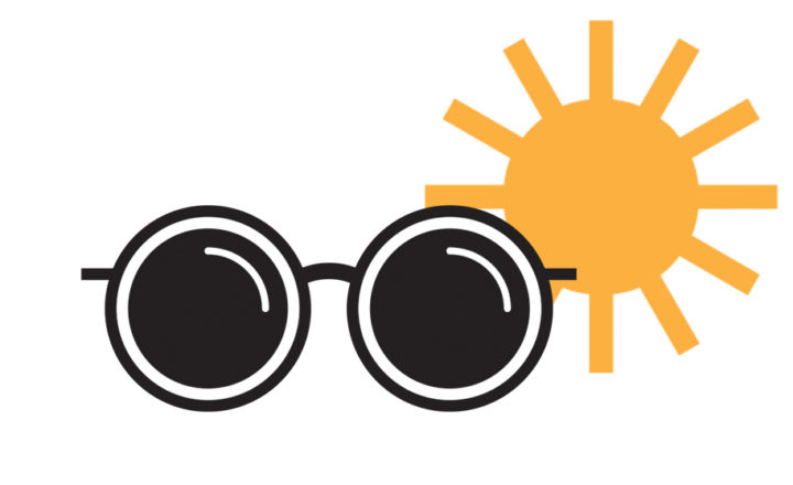 Illustration lunettes de soleil