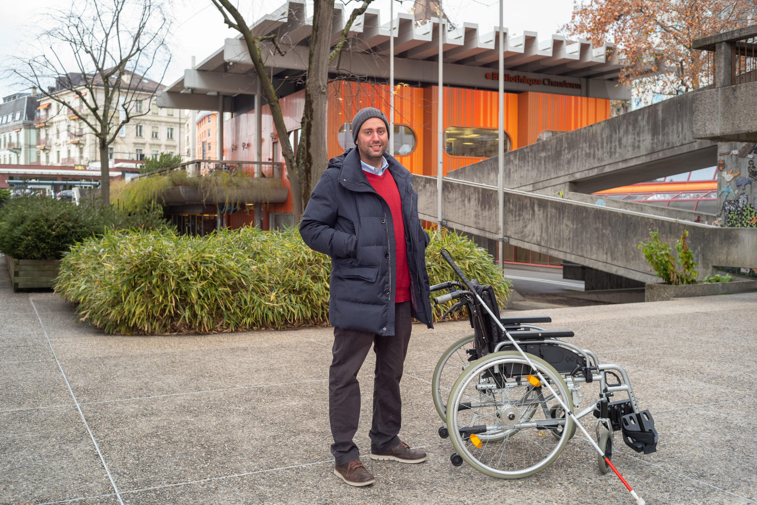 David Rodriguez, coordinateur en matière d’accessibilité universelle à la Ville de Lausanne, insertion professionnelle