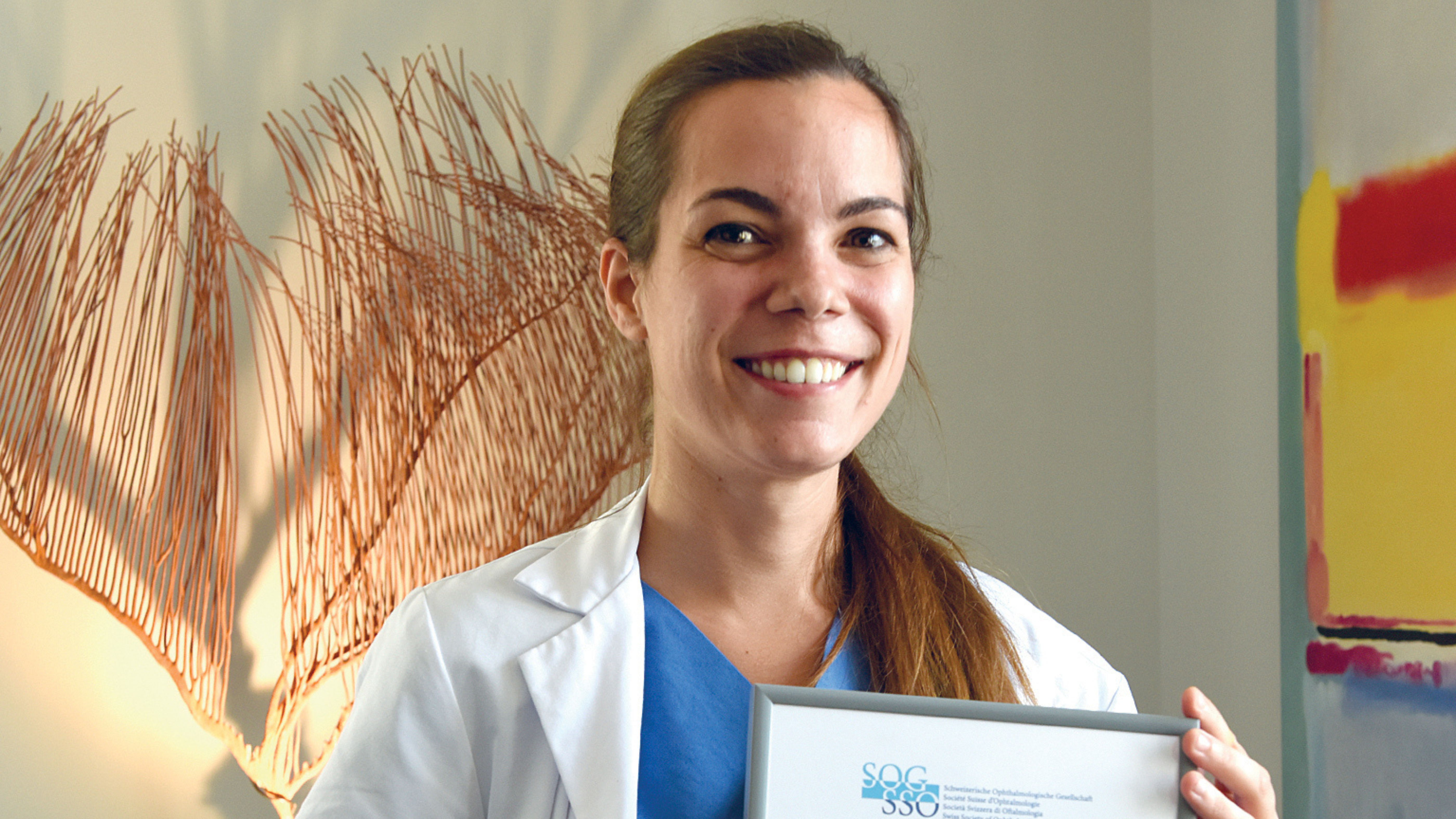 La Dre Emmanuelle Moret reçoit le prix poster « Best Case Report » par la Société suisse d’ophtalmologie.