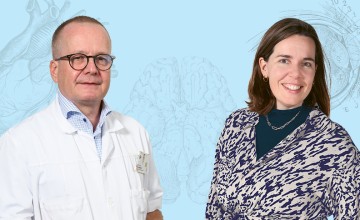 Prof. Vollenweider et Dre Ciara Bergin de l'étude ophtalmoLaus