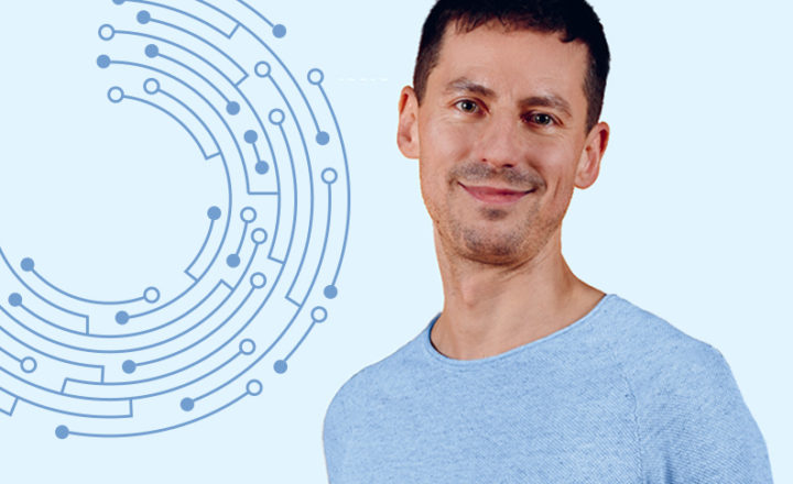 Mattia Tomasoni, responsable de la plateforme de recherche en imagerie oculaire