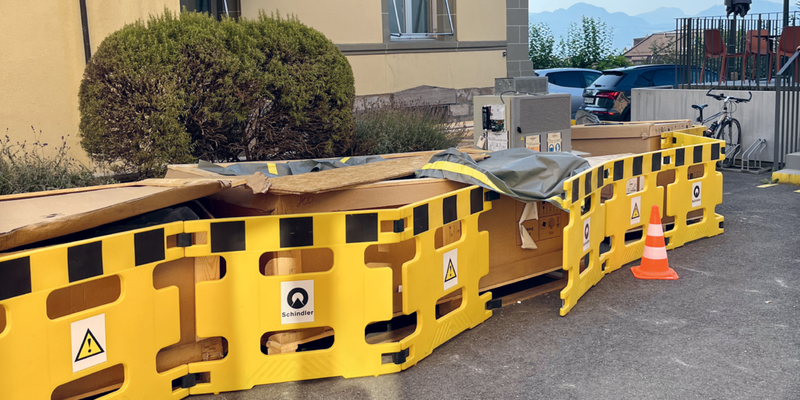 Travaux à l'Hôpital ophtalmique Jules-Gonin