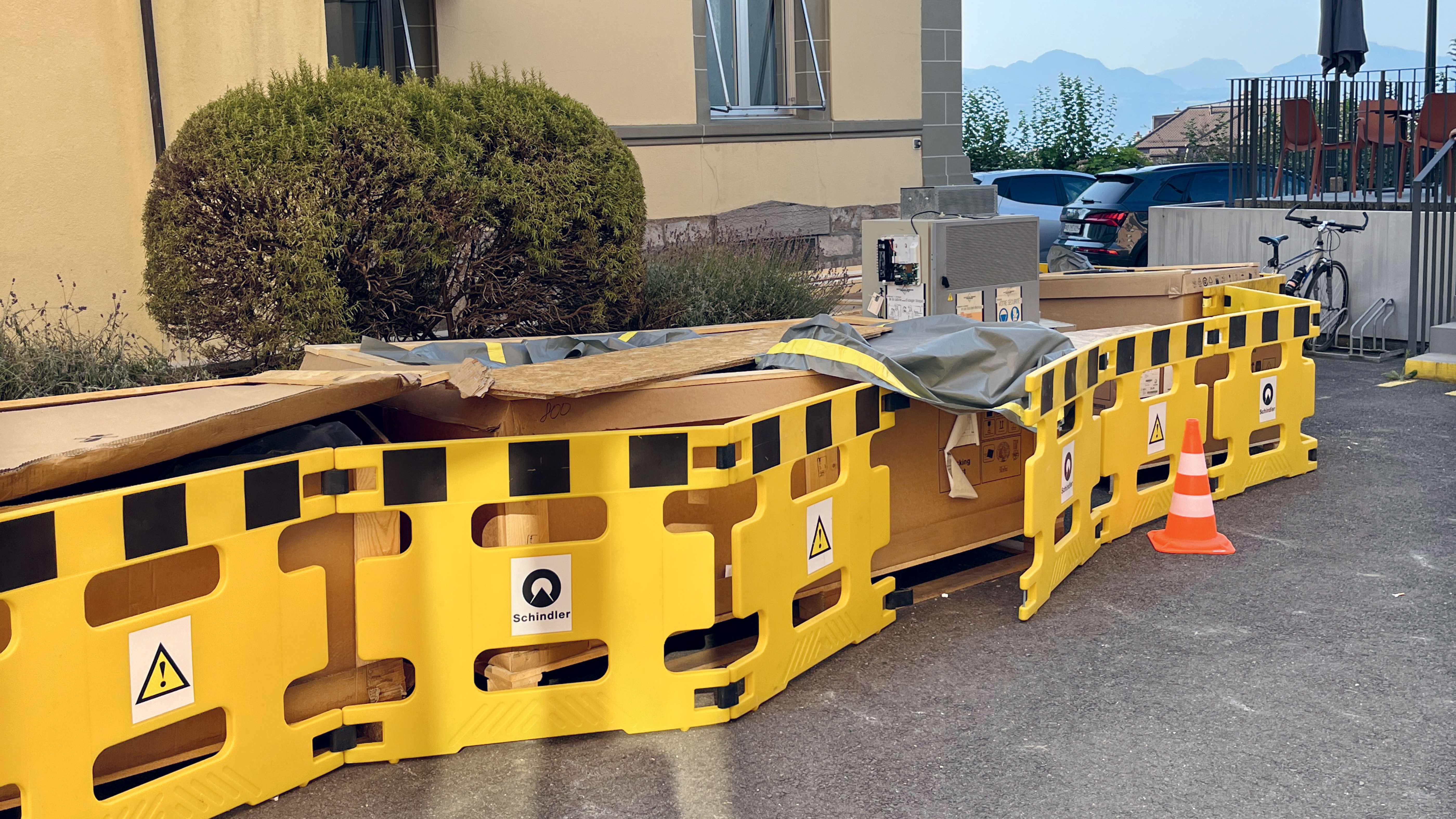 Travaux à l'Hôpital ophtalmique Jules-Gonin