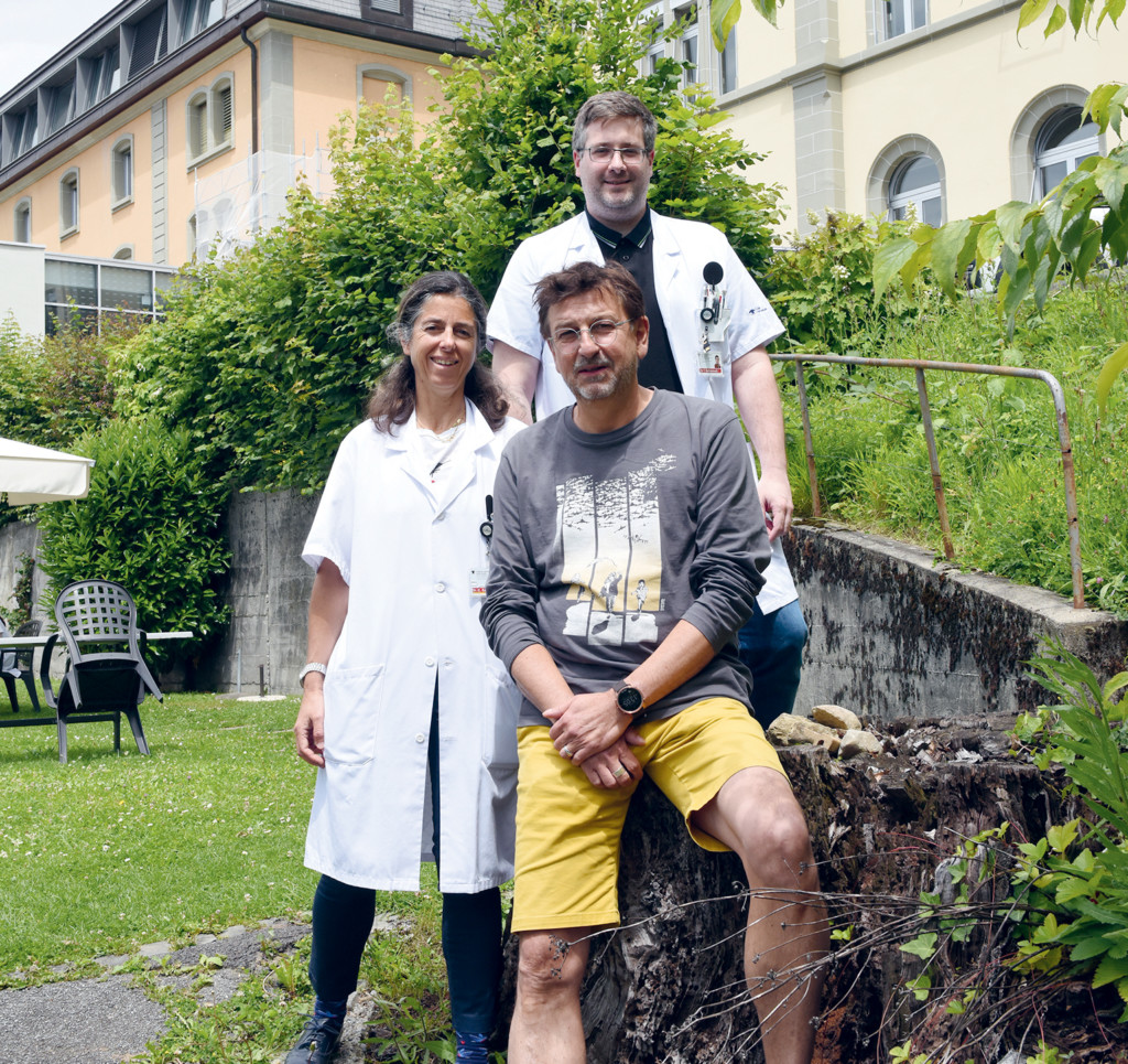 Trois lauréats pour le Prix Kattenburg (de g. à d.) : Prof. Chiara Eandi, Dr Tim Beltraminelli et le Dr ès sc. Raphaël Roduit