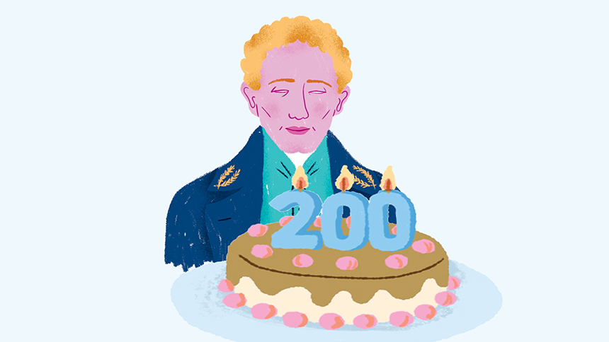 Illustration de Louis Braille