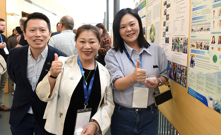 Photo des dirigeants ophtalmiques du monde venus au Congrès WAEH