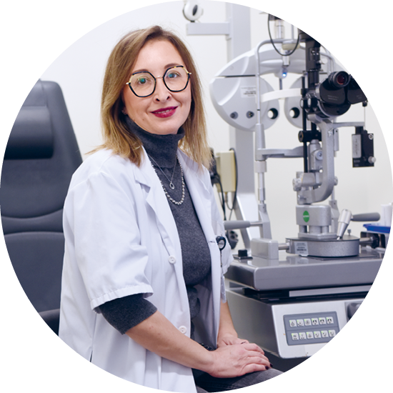 Dre Evangelia Gkaragkani, médecin consultante à l’unité du glaucome de l’Hôpital ophtalmique Jules-Gonin.