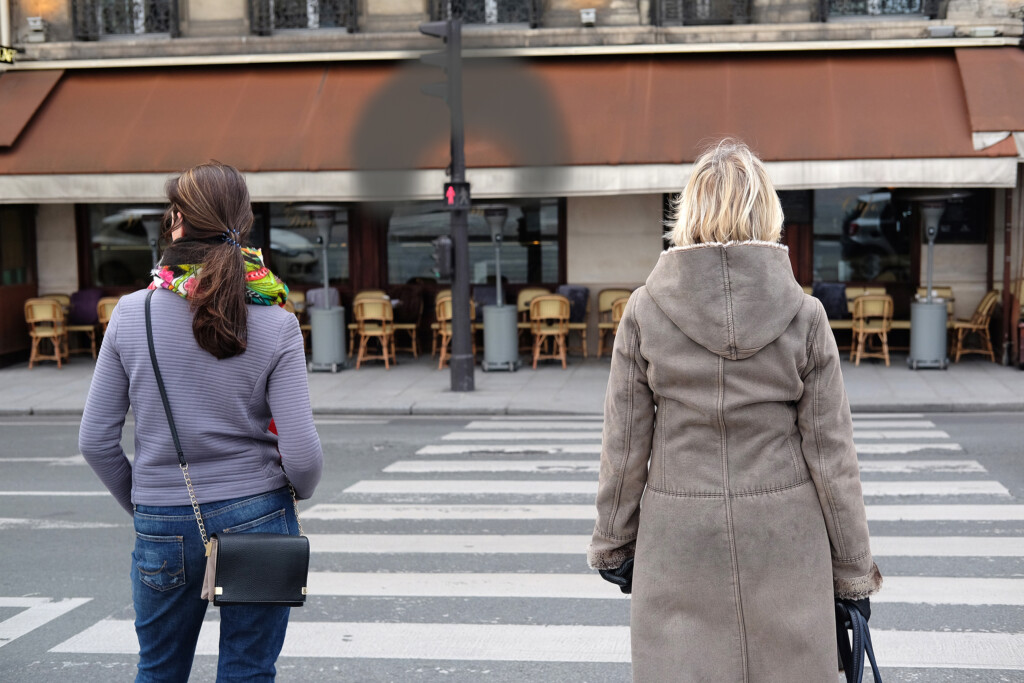 Évolution de la vision d’une personne atteinte de glaucome.