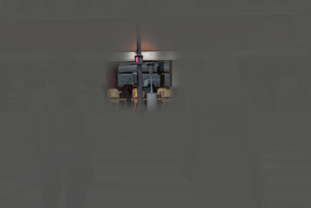 Évolution de la vision d’une personne atteinte de glaucome.