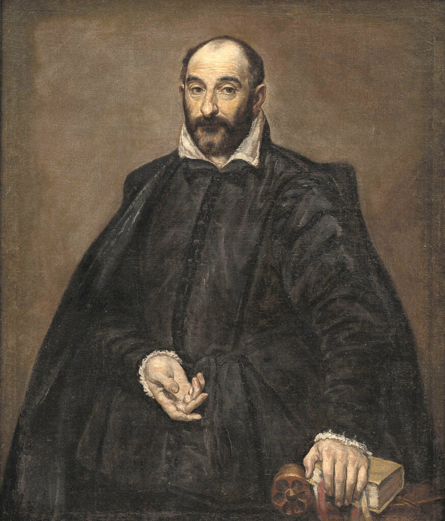 Peinture de El Greco, Portrait d'un homme, vers 1590-1600